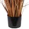 3.5ft. Potted Brown Artificial Onion Grass Plant